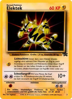 Elektek, Karte 2 aus Wizards Black Star Promos