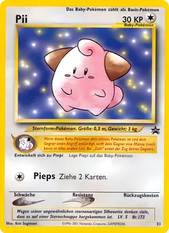 Pii, Karte 31 aus Wizards Black Star Promos