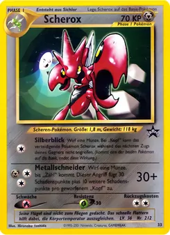 Scherox, Karte 33 aus Wizards Black Star Promos