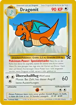 Dragoran (Dragonit), Karte 5 aus Wizards Black Star Promos