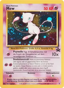 Mew, Karte 9 aus Wizards Black Star Promos