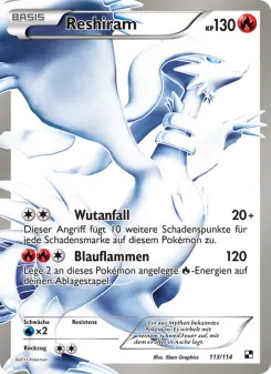 Reshiram – Schwarz & Weiß Nr. 113