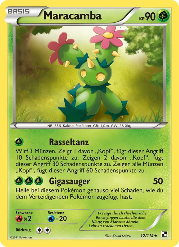 Maracamba Pokemon card