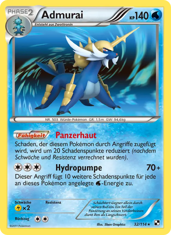 Admurai Pokemon card