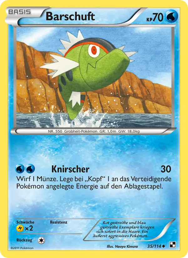 Barschuft Pokemon card