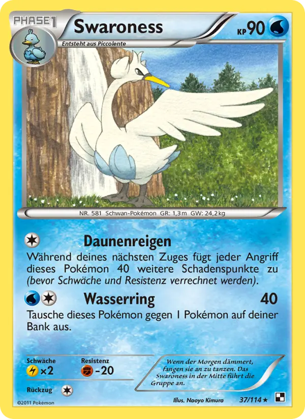 Swaroness Pokemon card