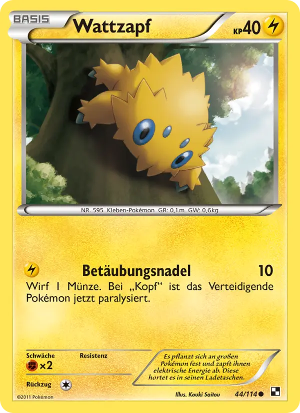 Wattzapf Pokemon card