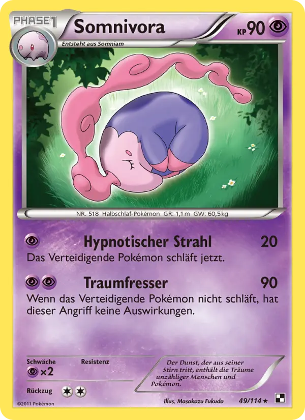 Somnivora Pokemon card