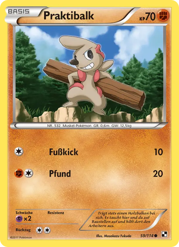 Praktibalk Pokemon card