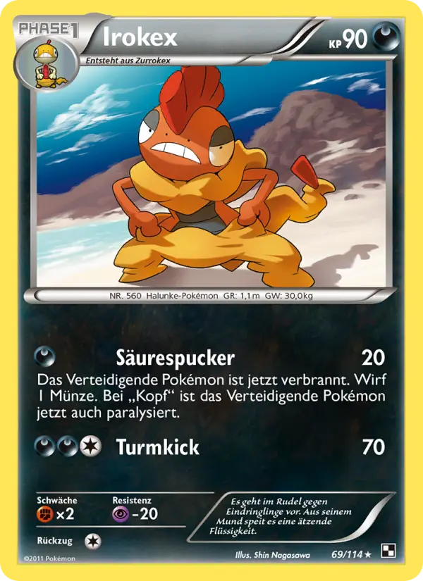 Irokex Pokemon card