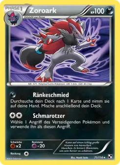 Zoroark – Schwarz & Weiß Nr. 71
