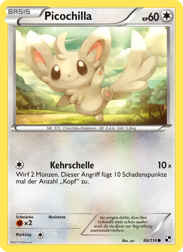 Picochilla Pokemon card