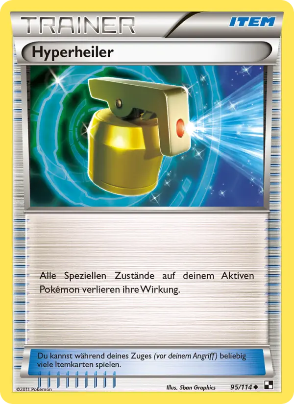 Hyperheiler Pokemon card