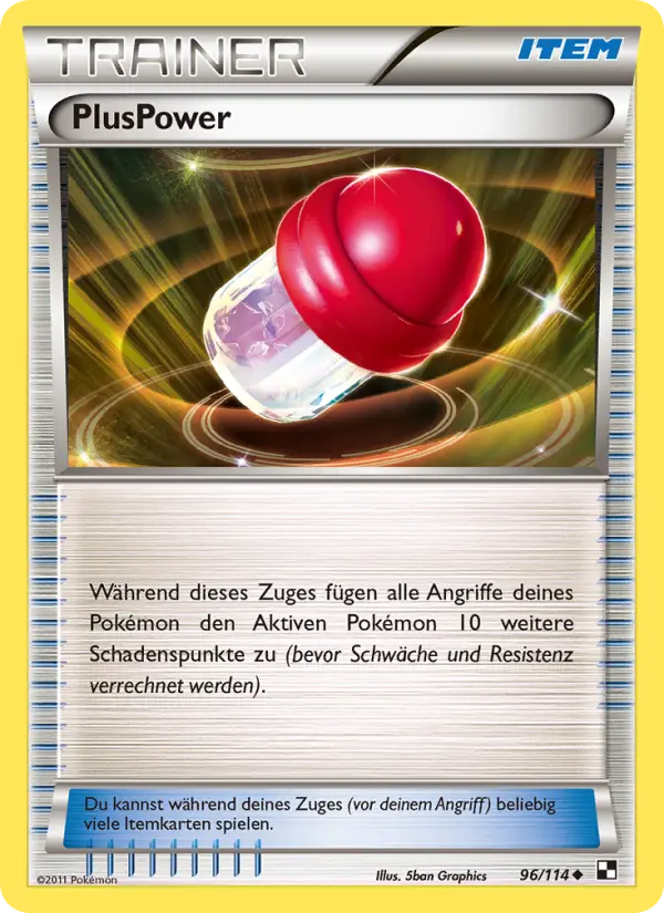 PlusPower Pokemon card