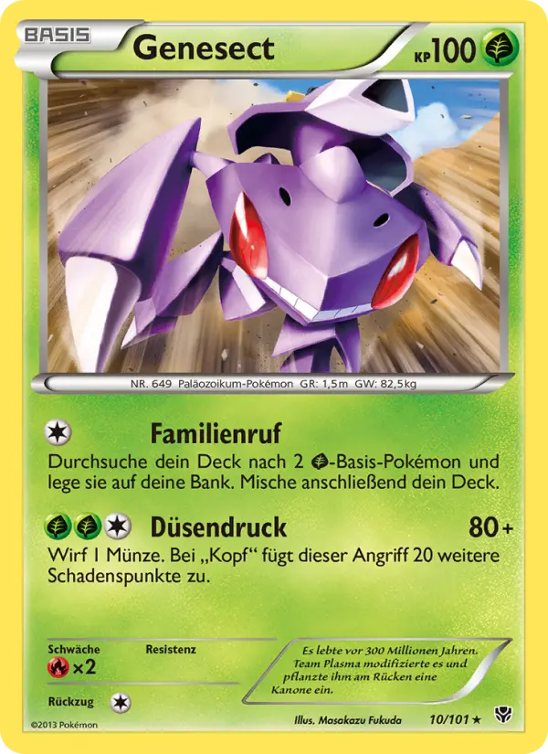 Genesect Pokemon card