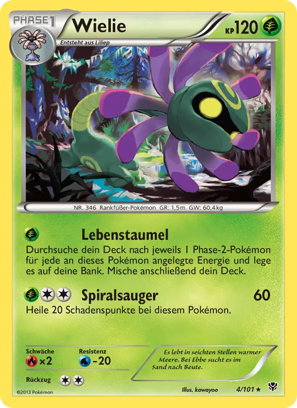 Wielie Pokemon card