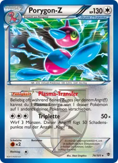 Porygon-Z – Plasma-Blaster Nr. 74