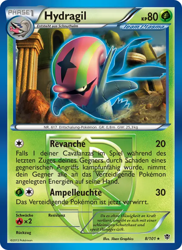 Hydragil Pokemon card