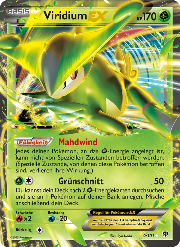 Viridium-EX Pokemon card