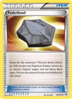 Federfossil – Königliche Siege Nr. 93