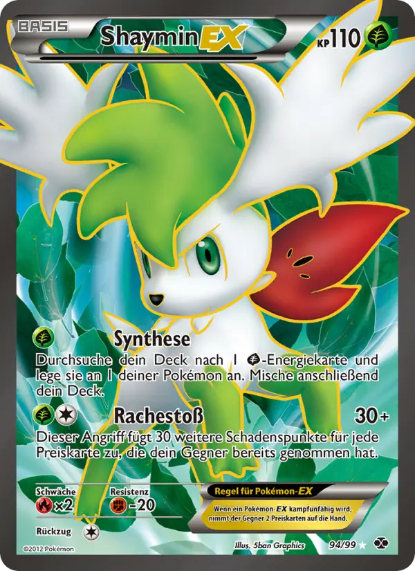 Shaymin-EX card image