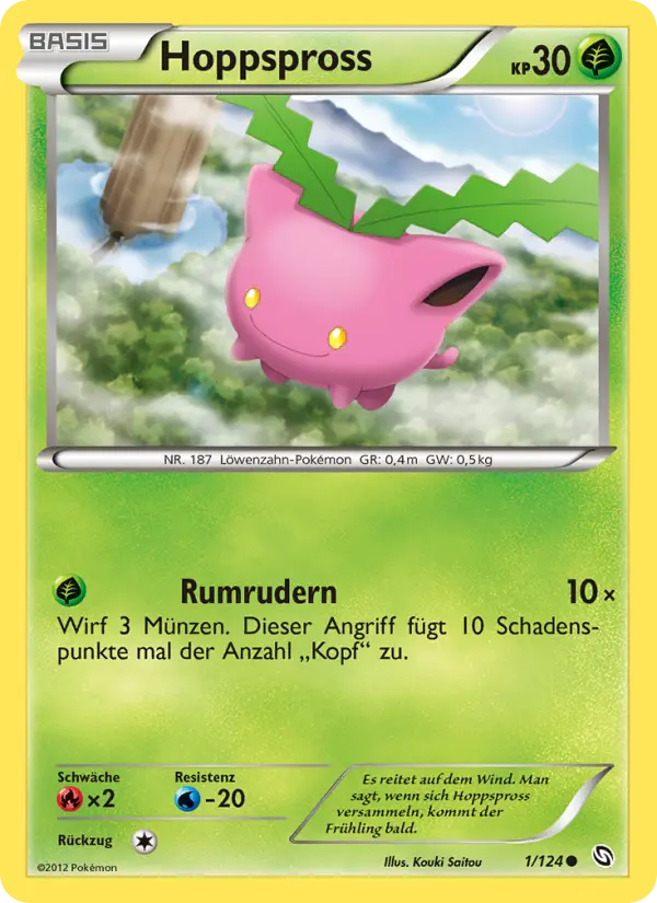 Hoppspross Pokemon card