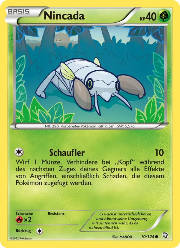 Nincada Pokemon card
