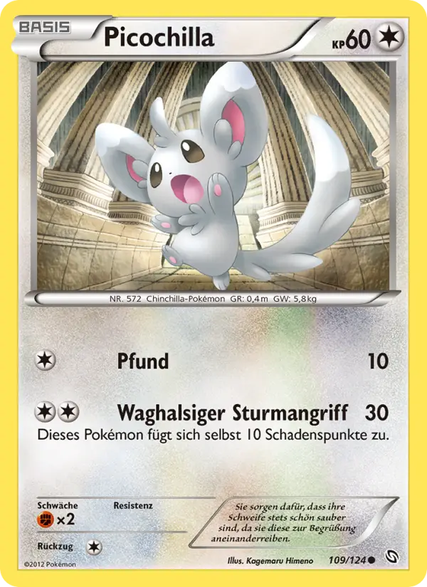 Picochilla Pokemon card