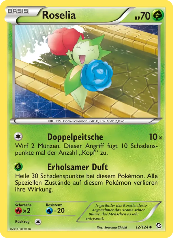 Roselia Pokemon card