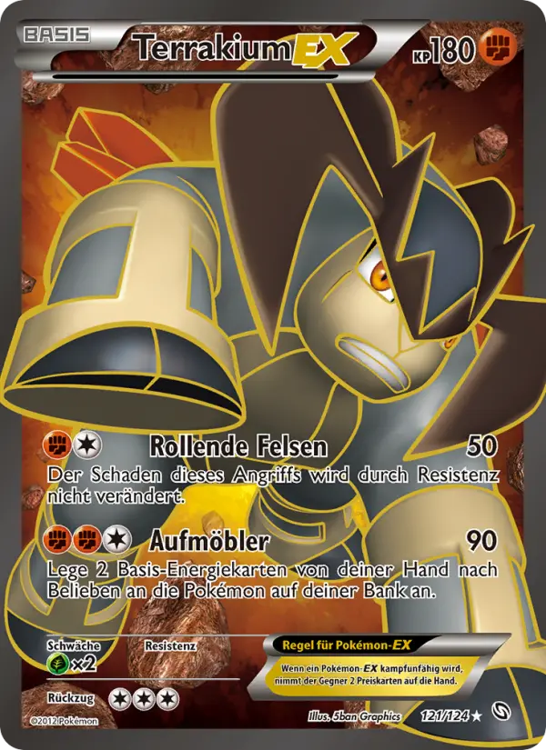 Terrakium-EX Pokemon card