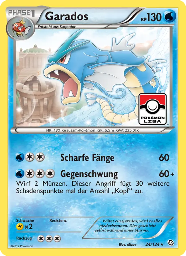 Garados Pokemon card