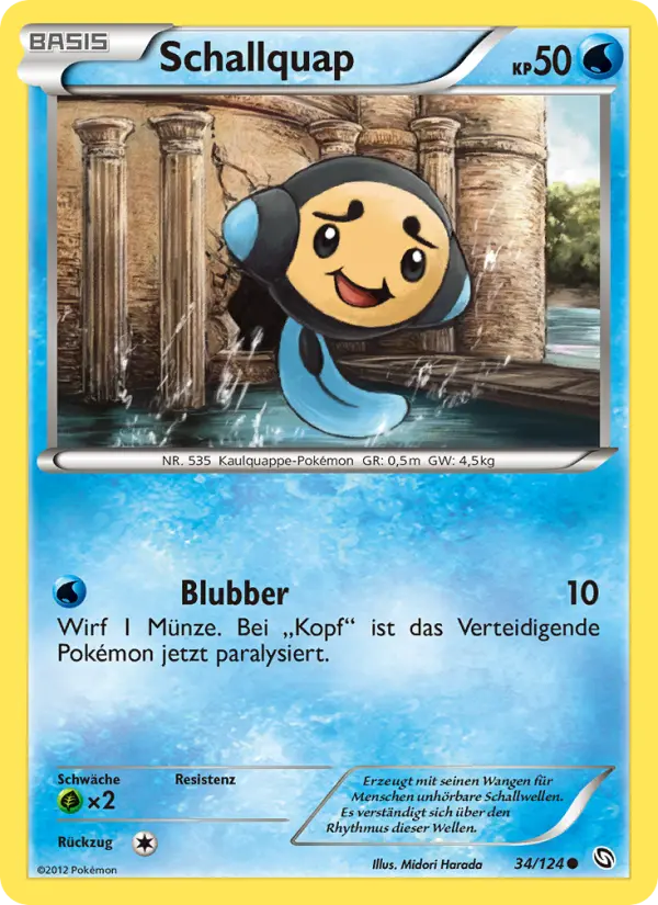 Schallquap Pokemon card