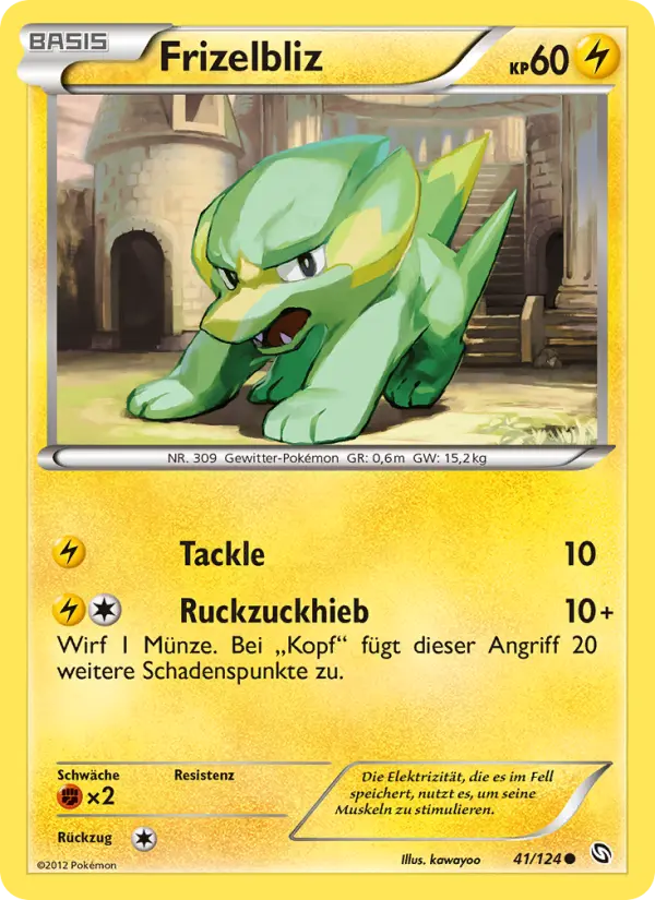 Frizelbliz Pokemon card