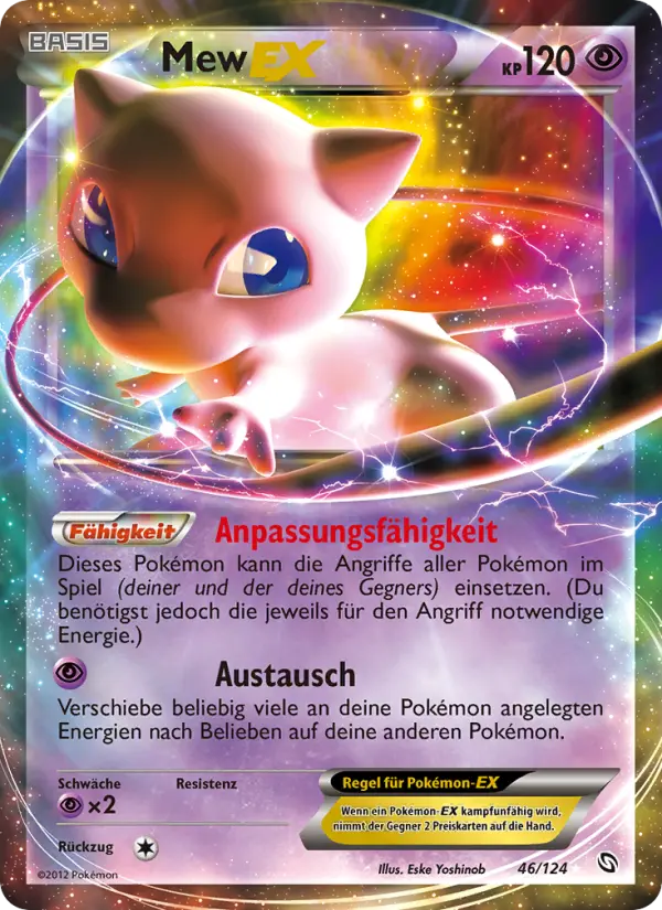 Mew-EX Pokemon card