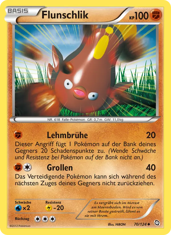 Flunschlik Pokemon card
