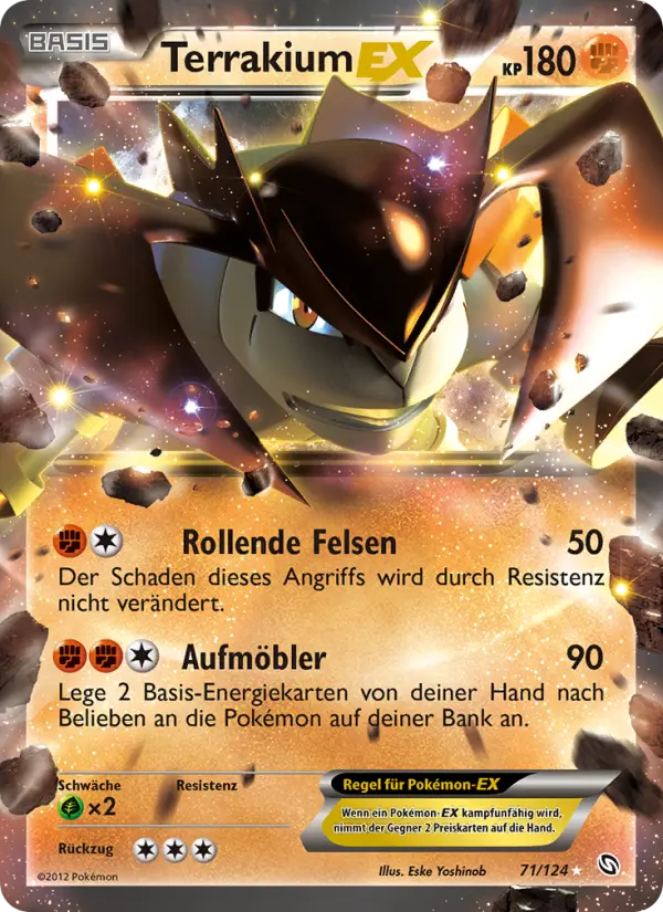 Terrakium-EX Pokemon card