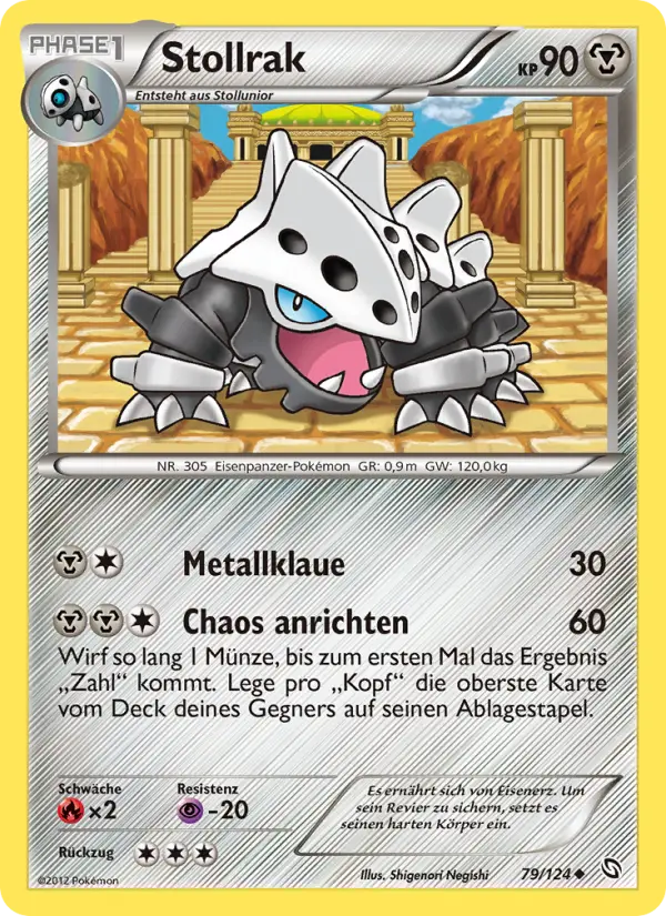 Stollrak Pokemon card