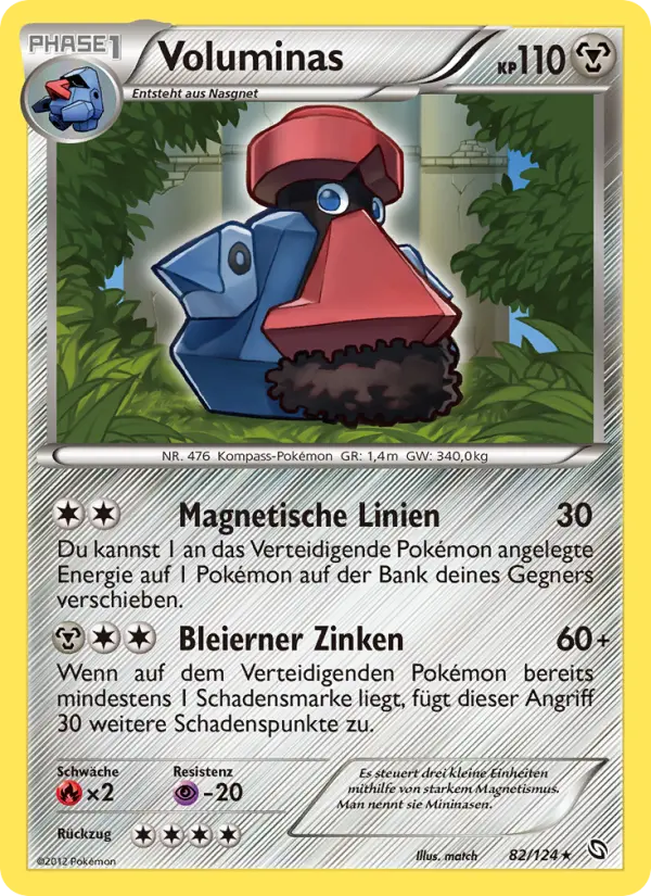 Voluminas Pokemon card
