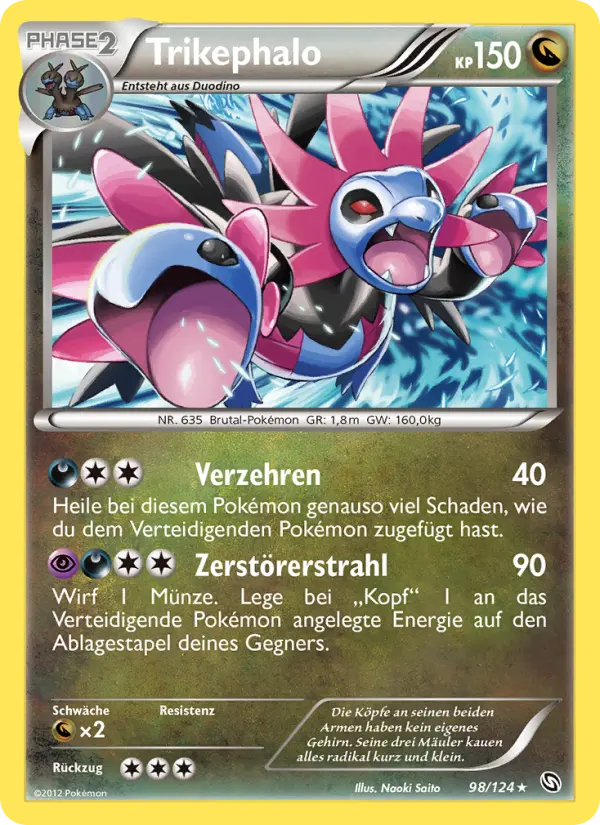 Trikephalo Pokemon card