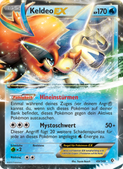 Keldeo-EX from Überschrittene Schwellen