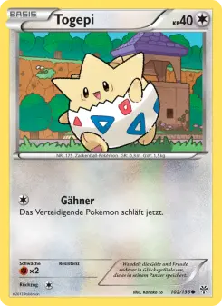 Togepi – Plasma-Sturm Nr. 102