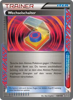 Wechselschalter – Plasma-Sturm Nr. 129