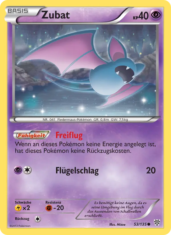 Zubat card image