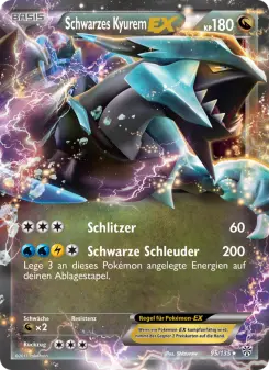 Schwarzes Kyurem-EX – Plasma-Sturm Nr. 95