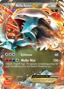 Weißes Kyurem-EX – Plasma-Sturm Nr. 96
