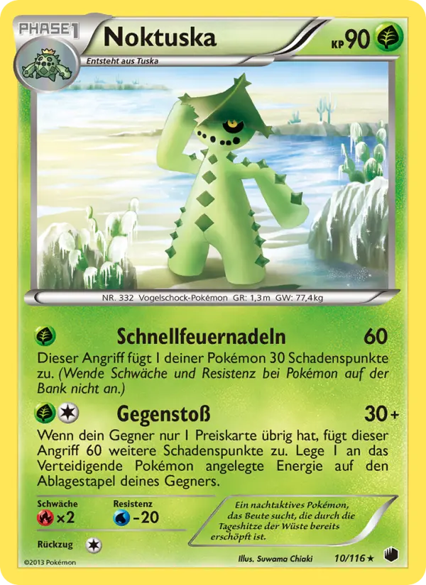 Noktuska Pokemon card