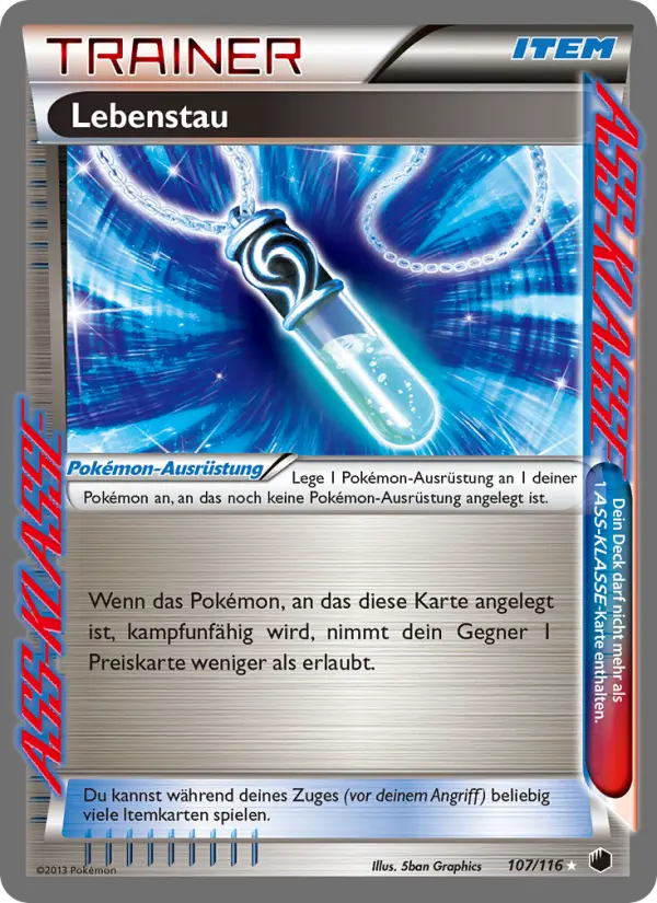 Lebenstau Pokemon card