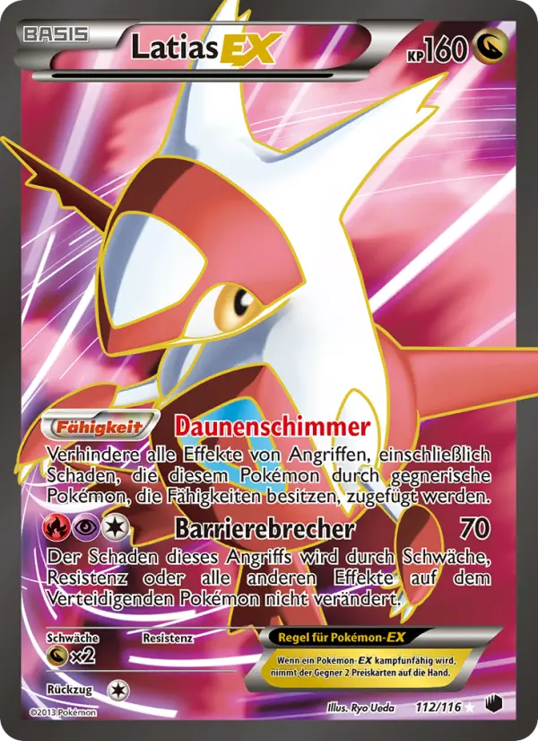Latias-EX Pokemon card