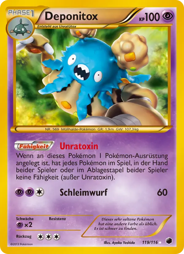 Deponitox Pokemon card