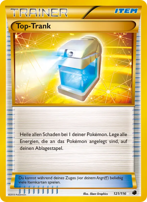 Top-Trank Pokemon card